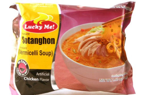 Instant Sotanghon / Vermicelli Soup – 6 x 1.41 oz by Lucky Me