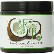 Organic Fiji Raw Organic Coconut Oil, 13-Ounce Jars