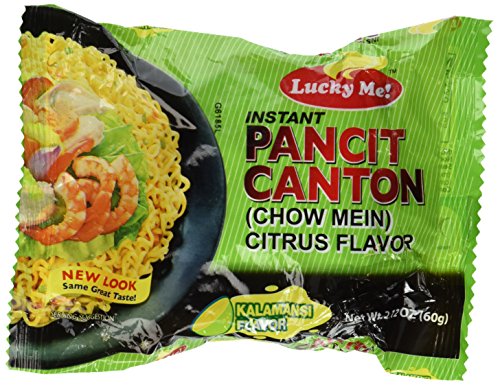Pancit Canton Citrus Flavor (Kalamansi) Chow Mein – 6 x 2.12 oz by Lucky Me