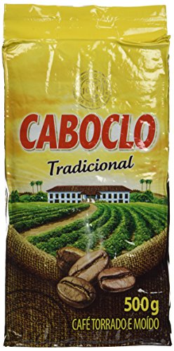 Roast n’ Ground Coffee From Brazil – Café Torrado e Moido – Caboclo 17.60oz (500g) GLUTEN FREE