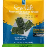 Sea’s Gift Korean Seaweed Snack (Kim Nori), Roasted & Sea Salted
